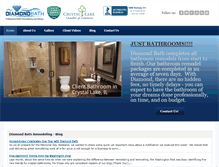 Tablet Screenshot of diamondbathremodeling.com